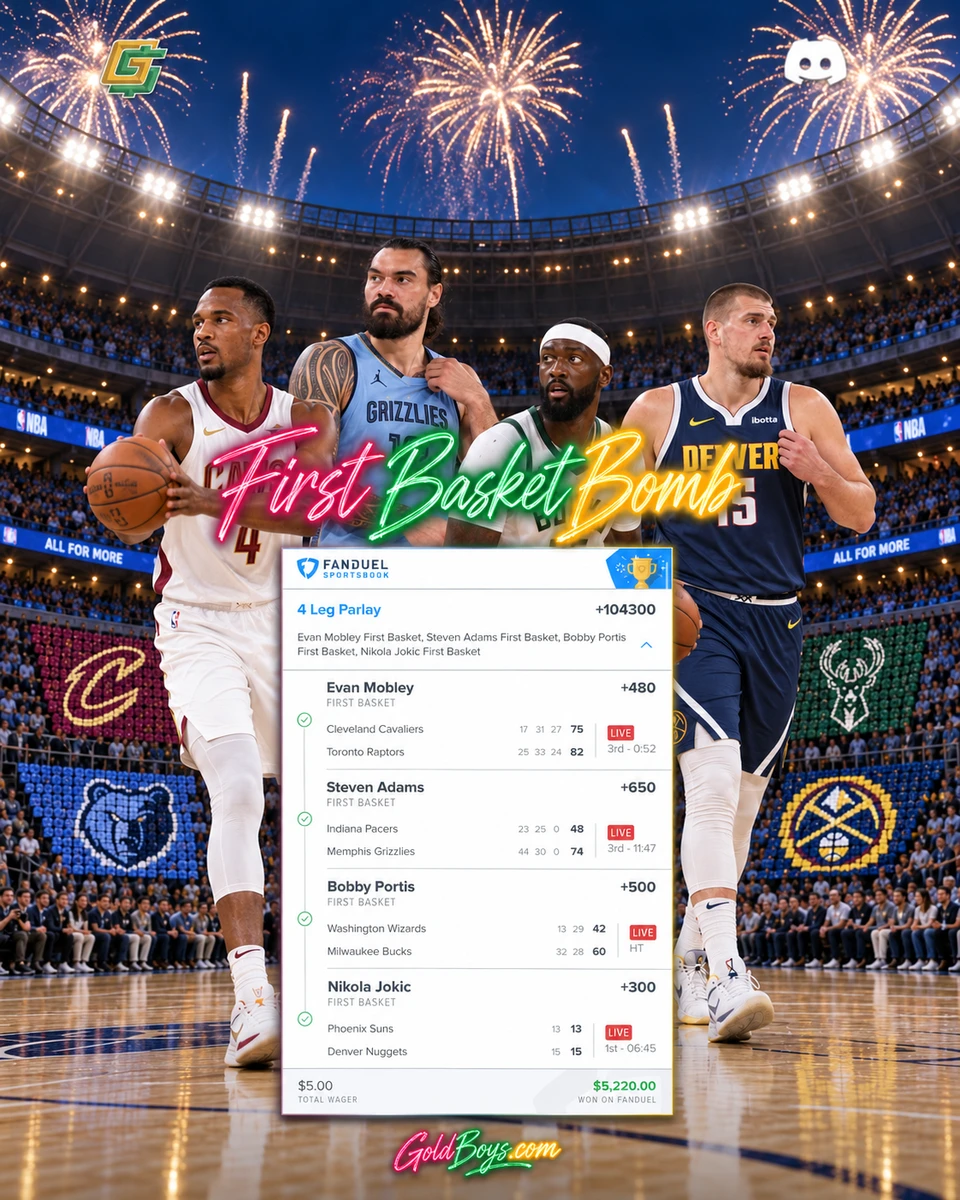 GoldBoys first basket winning artwork